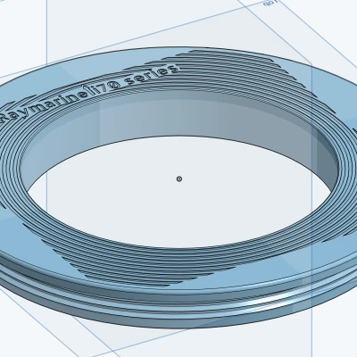 Nắp giữ thiết bị Raymarine i70 series ø 130 TREM