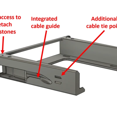 Giá đỡ rack 10" Lenovo ThinkCentre Tiny có ổ cắm Keystone