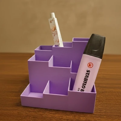 Hộp Đựng Đồ Bàn Làm Việc Hình Lập Phương