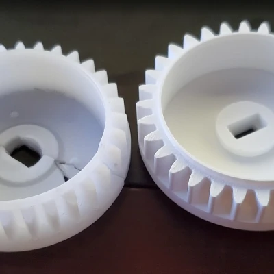 Bánh Răng Truyền Động Trục Xoắn Máy Làm Đá – Bộ Phận Thay Thế (Mô Hình 3D)