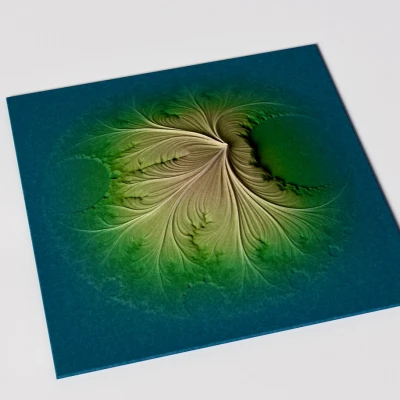 Trang Trí Tường Hình Fractal Vân Ve Tựa Như Mạch Máu