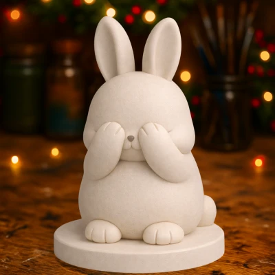 Tượng Thỏ Dễ Thương