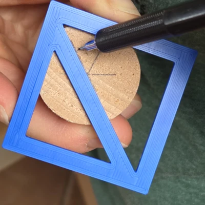 Thước Tìm Tâm Mini - Chỉ 6g