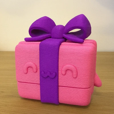 Hộp Quà Vui Vẻ Có Nơ