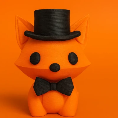 Cáo Sang Chảnh Đội Mũ Phớt Thắt Nơ