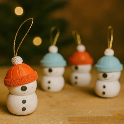 Ông Già Tuyết Lén Lút - Trang Trí Cây Thông Noel