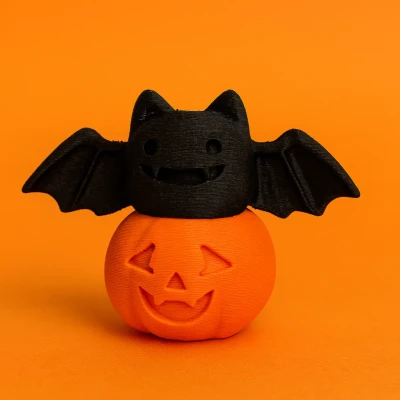 Tượng Dơi Trên Quả Bí Ngô