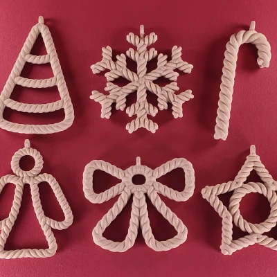 Đồ trang trí Giáng sinh - Bộ sưu tập dây thừng số 3