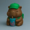 Mô hình Capybara Nhâm Nhi Trà Sữa - Thumbnail 1