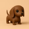 Mô Hình Chó Dachshund Kawaii Dễ Thương - Thumbnail 1
