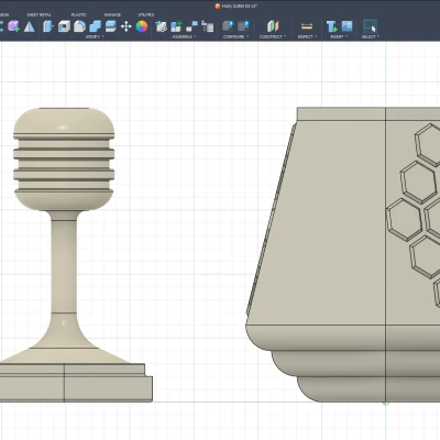 Lọ Mật Ong Hình Lục Giác
