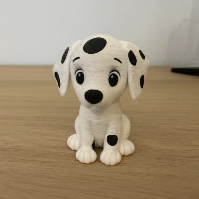 Mô hình Cún Con Dalmatian Dễ Thương