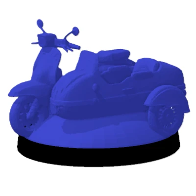 Vespa có Bè (Xe Lôi)