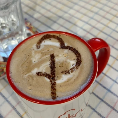 Khuôn Stencil Cà Phê Logo Parkrun