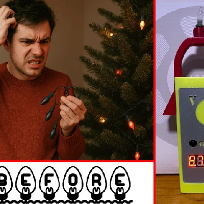 Thiết bị kiểm tra bóng đèn cây thông Noel