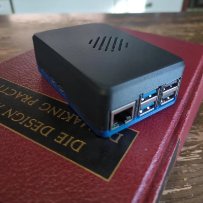 Vỏ Case cho Raspberry Pi 5 với Zooz ZAC93 và Tản Nhiệt (chốt gài)