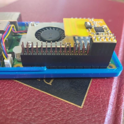 Vỏ Case cho Raspberry Pi 5 với Zooz ZAC93 và Tản Nhiệt (chốt gài)