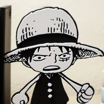 Chặn sách Luffy Gear 3 - Fan Art One Piece