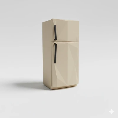 Mô hình Tủ Lạnh Low Poly 3D