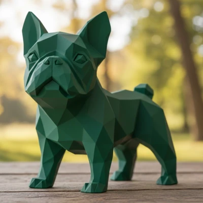 Tượng Chó Bulldog Pháp