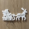 Ông Già Noel Giáng Sinh Cùng Xe Trượt Và Tuần Lộc – Trang Trí Treo Tường/Móc Treo - Thumbnail 2
