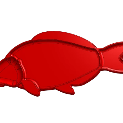 Tô/Khay Cá Chép Noel