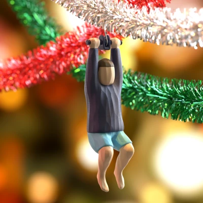 Đồ Trang Trí Giáng Sinh "I Think You Should Leave" Zipliner