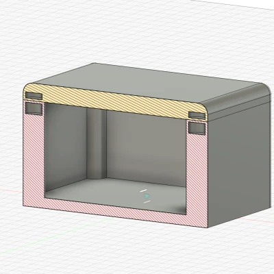 Hộp có nắp nam châm