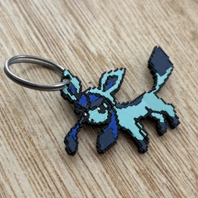 Móc Khóa Glaceon 8-bit Nhiều Mảnh