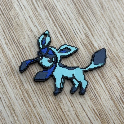 Móc Khóa Glaceon 8-bit Nhiều Mảnh