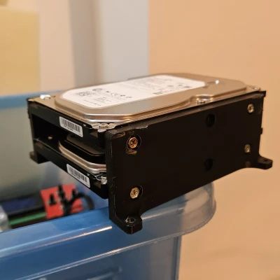 Giá đỡ 2 ổ cứng 3.5" cho việc mod case máy tính