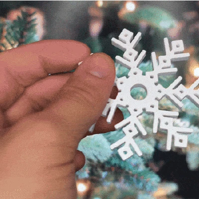 Bông Tuyết Spinner - Đồ Chơi Fidget In-Place Giáng Sinh Tuyệt Đỉnh!