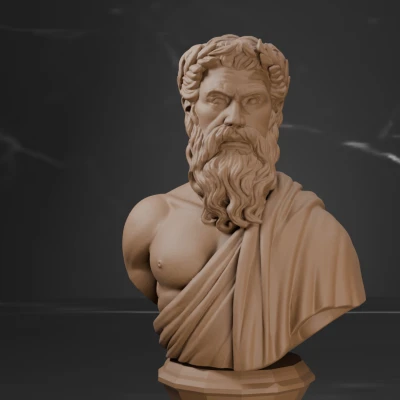 Tượng bán thân Zeus - Tượng Thần Hy Lạp