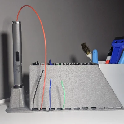 Hộp Đựng Bút In 3D và Chỗ Đậu Cuộn Sợi In