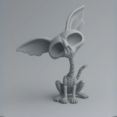 Mèo Bộ Xương - Phiên Bản Nhỏ Xinh