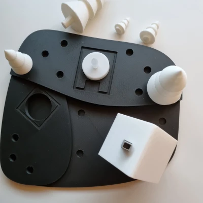 Làng Giáng sinh với Đèn Trà hoặc Đèn LED