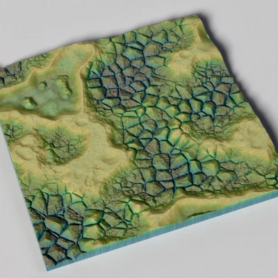 Pebble Craters 5 - Trang Trí Tường - Đạo Cụ