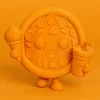 Pizza Buddy - Mô Hình Nhân Vật Pizza Dễ Thương - Thumbnail 1