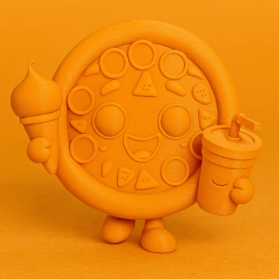 Pizza Buddy - Mô Hình Nhân Vật Pizza Dễ Thương