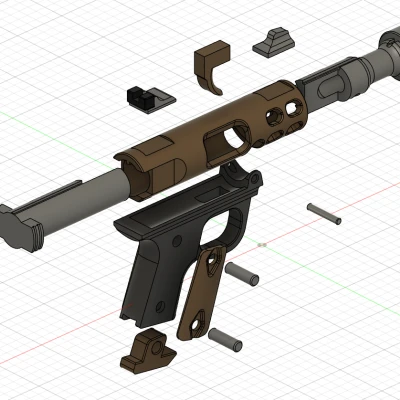 Móc khóa Fidget - BB Ruger Mark IV