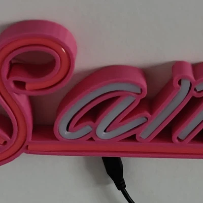 Mô hình Sam Neon Led trang trí