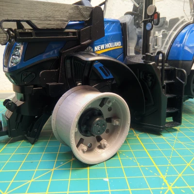 Mâm & Lốp Xe Thực Tế Cho Máy Kéo Bruder