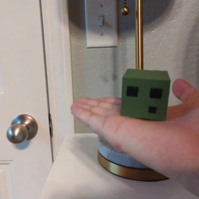 Minecraft Slime 2 Mảnh, Dễ In Không Cần Hỗ Trợ