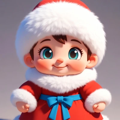 Ông Già Noel Em Bé Siêu Dễ Thương