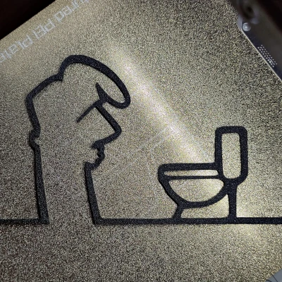 Móc Treo Cửa "WC" Vui Nhộn – La Linea Balum 142