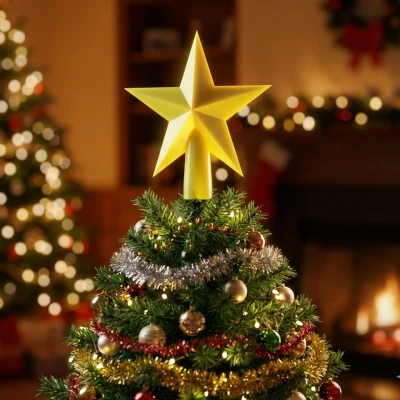 Ngôi sao trang trí cây thông Noel