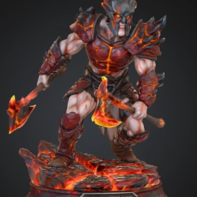 Ashenstrike - Tượng Mô Hình 3D