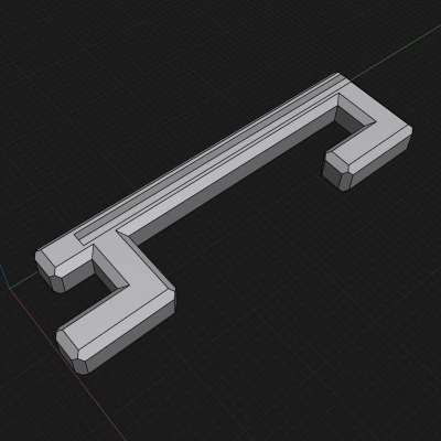 Móc SKADIS Có Rãnh (File STEP)