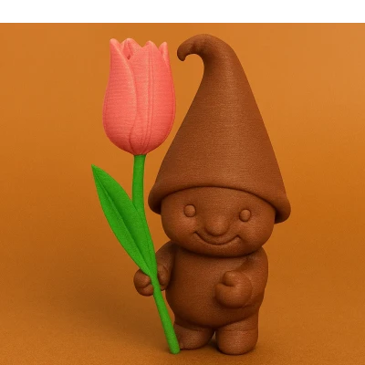 Chú Lùn Với Hoa Tulip (Nhiều Màu)