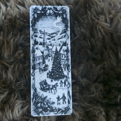 Chấu Tạo Hình Sách Dùng Xe Trượt Ngày Giáng Sinh